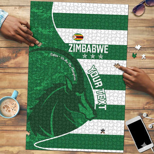 Zimbabwe Rugby Custom Puzzle Sables 3rd Champions Proud