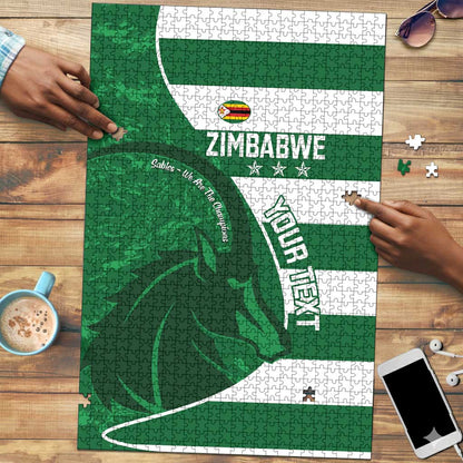 Zimbabwe Rugby Custom Puzzle Sables 3rd Champions Proud