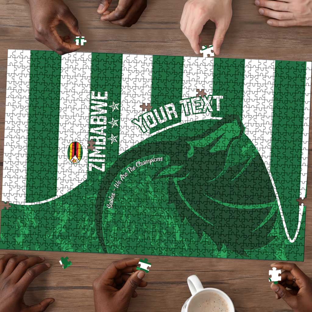 Zimbabwe Rugby Custom Puzzle Sables 3rd Champions Proud