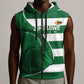 Zimbabwe Rugby Custom Sleeveless Zip Hoodie Sables 3rd Champions Proud - African Pride