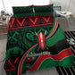 Kenya Jamhuri Day Bedding Set Maasai Shield Spears Harambee