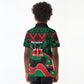 Kenya Jamhuri Day Kid Polo Shirt Maasai Shield Spears Harambee