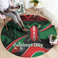 Kenya Jamhuri Day Round Carpet Maasai Shield Spears Harambee