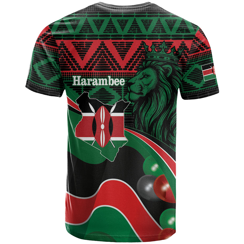 Kenya Jamhuri Day T shirt Maasai Shield Spears Harambee