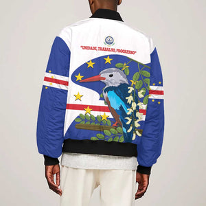 Cape Verde Bomber Jacket Grey-Headed Kingfisher Mix Honey Locust