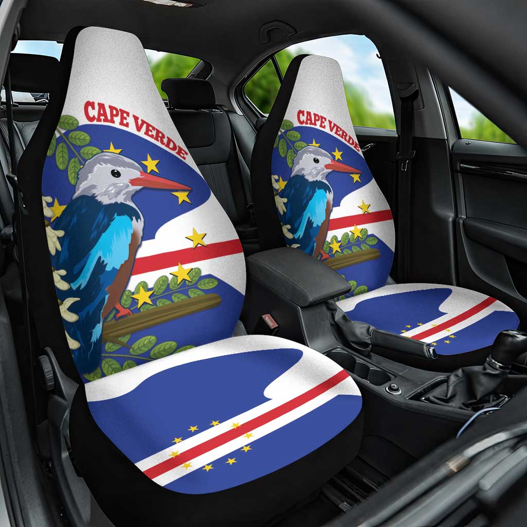 Cape Verde Car Seat Cover Grey-Headed Kingfisher Mix Honey Locust