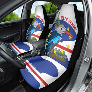 Cape Verde Car Seat Cover Grey-Headed Kingfisher Mix Honey Locust