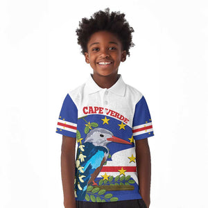 Cape Verde Kid Polo Shirt Grey-Headed Kingfisher Mix Honey Locust