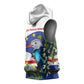Cape Verde Sleeveless Hoodie Grey-Headed Kingfisher Mix Honey Locust - African Pride