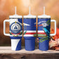 Cape Verde Tumbler With Handle Grey-Headed Kingfisher Mix Honey Locust