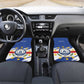 Personalized Cape Verde Car Mats Coat Of Arms - African Pattern