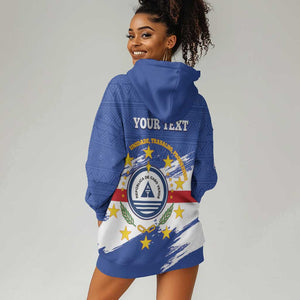 Personalized Cape Verde Hoodie Dress Coat Of Arms - African Pattern