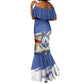 Personalized Cape Verde Mermaid Dress Coat Of Arms - African Pattern
