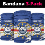 Personalized Cape Verde Neck Gaiter Coat Of Arms - African Pattern LT14