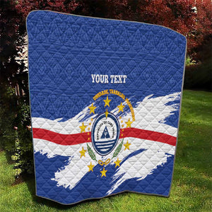 Personalized Cape Verde Quilt Coat Of Arms - African Pattern