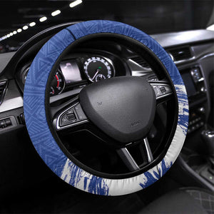 Cape Verde Steering Wheel Cover Coat Of Arms - African Pattern