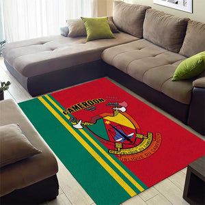 Cameroon Happy Unity Day Cameroun Coat Of Arms Area Rug