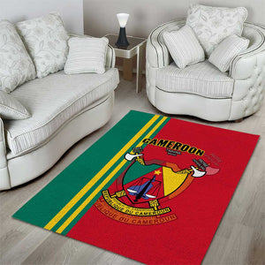 Cameroon Happy Unity Day Cameroun Coat Of Arms Area Rug