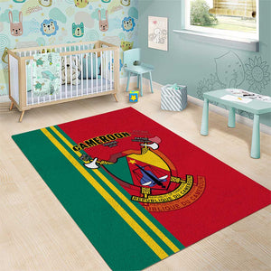 Cameroon Happy Unity Day Cameroun Coat Of Arms Area Rug