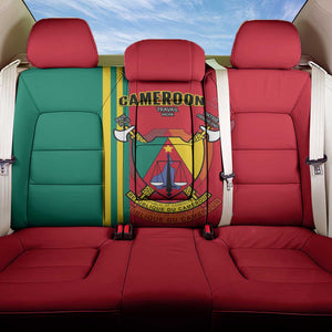 Cameroon Happy Unity Day Cameroun Coat Of Arms Back Car Seat Cover