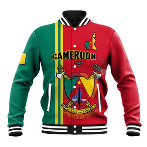 Cameroon Happy Unity Day Cameroun Coat Of Arms Baseball Jacket LT14