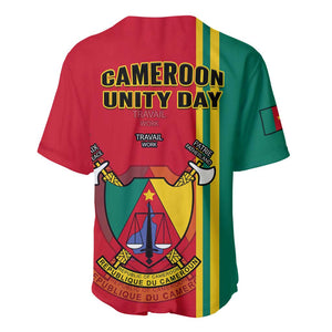 Cameroon Happy Unity Day Cameroun Coat Of Arms Baseball Jersey