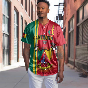 Cameroon Happy Unity Day Cameroun Coat Of Arms Baseball Jersey