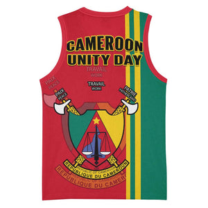 Cameroon Happy Unity Day Cameroun Coat Of Arms Basketball Jersey LT14