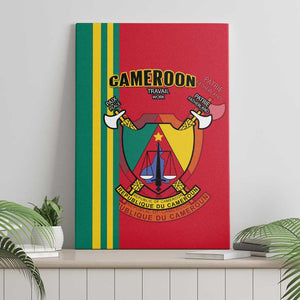 Cameroon Happy Unity Day Cameroun Coat Of Arms Canvas Wall Art