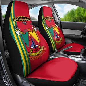 Cameroon Happy Unity Day Cameroun Coat Of Arms Car Seat Cover