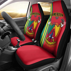 Cameroon Happy Unity Day Cameroun Coat Of Arms Car Seat Cover