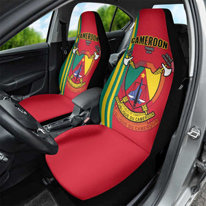 Cameroon Happy Unity Day Cameroun Coat Of Arms Car Seat Cover