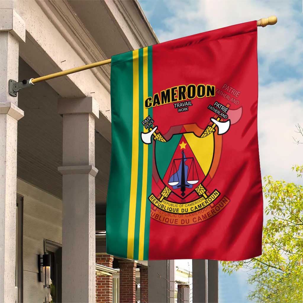 Cameroon Happy Unity Day Cameroun Coat Of Arms Garden Flag