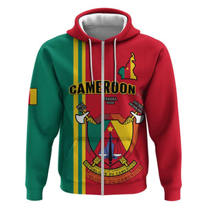 Cameroon Happy Unity Day Cameroun Coat Of Arms Hoodie