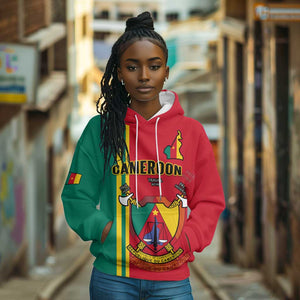 Cameroon Happy Unity Day Cameroun Coat Of Arms Hoodie