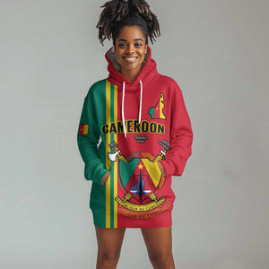 Cameroon Happy Unity Day Cameroun Coat Of Arms Hoodie Dress