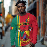 Cameroon Happy Unity Day Cameroun Coat Of Arms Long Sleeve Shirt LT14