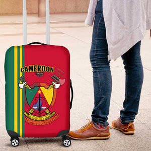 Cameroon Happy Unity Day Cameroun Coat Of Arms Luggage Cover