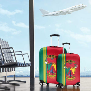 Cameroon Happy Unity Day Cameroun Coat Of Arms Luggage Cover