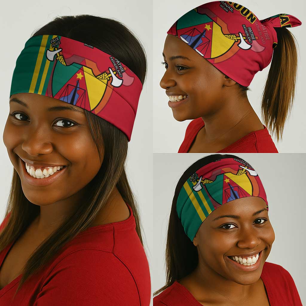 Cameroon Happy Unity Day Cameroun Coat Of Arms Neck Gaiter LT14