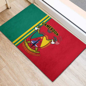 Cameroon Happy Unity Day Cameroun Coat Of Arms Rubber Doormat