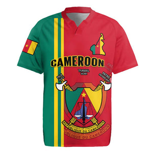 Cameroon Happy Unity Day Cameroun Coat Of Arms Rugby Jersey