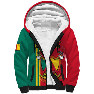 Cameroon Happy Unity Day Cameroun Coat Of Arms Sherpa Hoodie