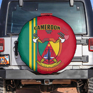 Cameroon Happy Unity Day Cameroun Coat Of Arms Spare Tire Cover