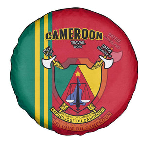 Cameroon Happy Unity Day Cameroun Coat Of Arms Spare Tire Cover