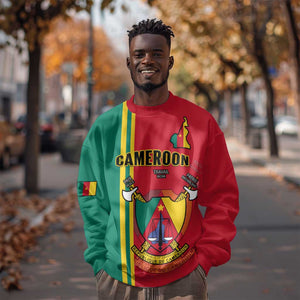 Cameroon Happy Unity Day Cameroun Coat Of Arms Sweatshirt