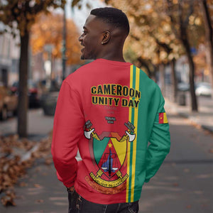 Cameroon Happy Unity Day Cameroun Coat Of Arms Sweatshirt