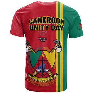 Cameroon Happy Unity Day Cameroun Coat Of Arms T shirt