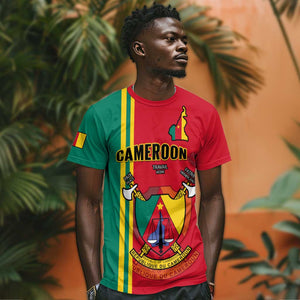 Cameroon Happy Unity Day Cameroun Coat Of Arms T shirt