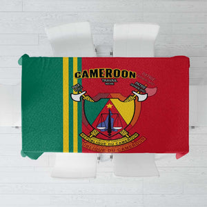 Cameroon Happy Unity Day Cameroun Coat Of Arms Tablecloth